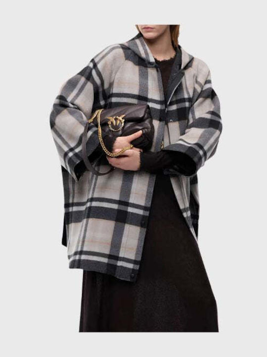 Damenkap Multicolor Oversized mit Kapuze