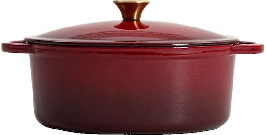 Homla Andreas Γάστρα Οβάλ Μαντεμένια 34.5x22.2cm 4.5lt