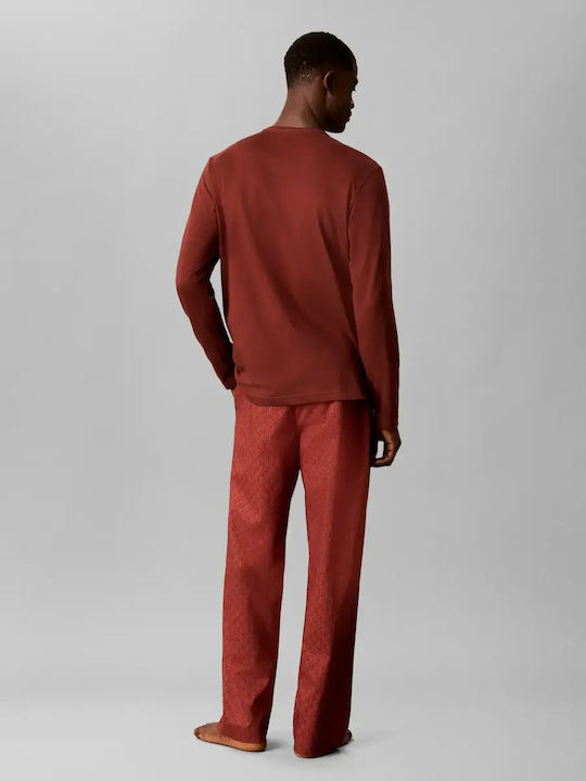 Calvin Klein Winter Men's Pyjamas Brown