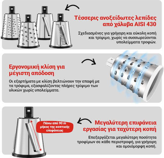 Izibizi Ренде с Механизъм за Плодове & Зеленчуци