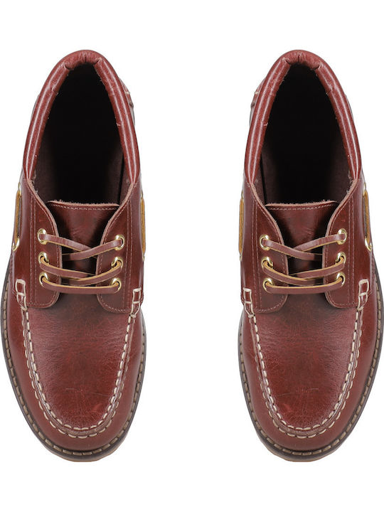 Γυναικεία Boat Shoes σε Καφέ Χρώμα