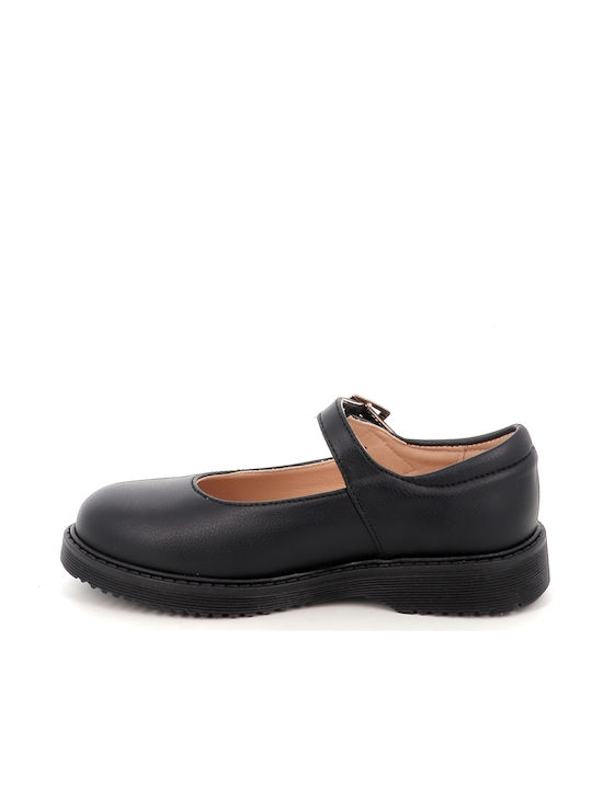 Kinder Ballerinas mit Klettverschluss Schwarz