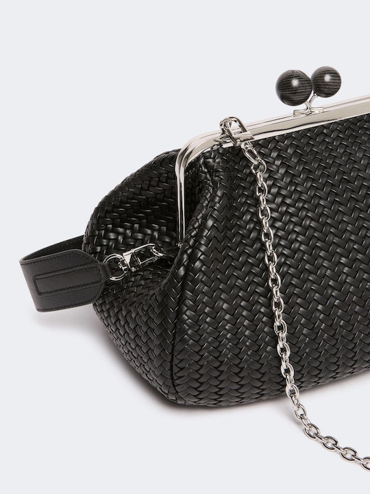 Black Leather Women's Shoulder Bag