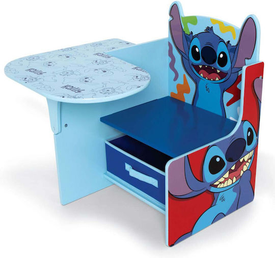 Детско бюро Stitch синьо