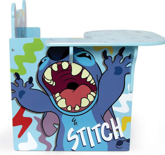 Детско бюро Stitch синьо