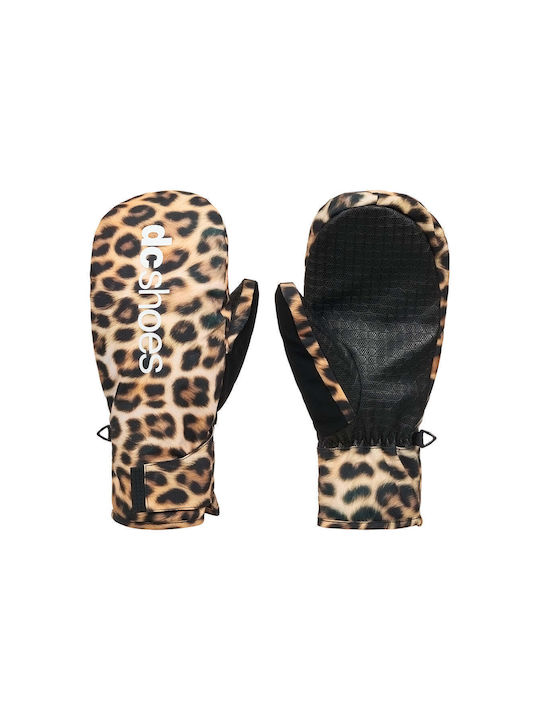 DC Mittens Ανδρικά Γάντια Σκι & Snowboard Καφέ