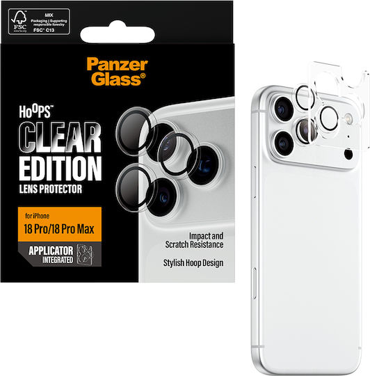 PanzerGlass Hoops Протектор за камерата Transparent Apple iPhone 18 Pro Pro Max