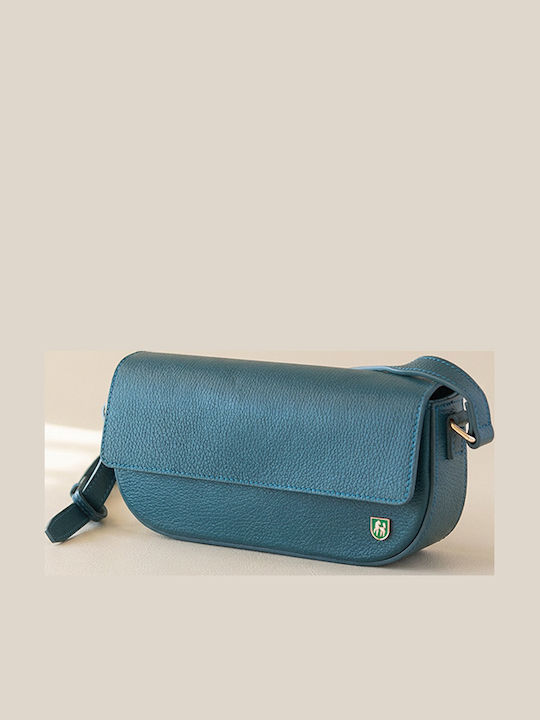 Braune Damen-Lederclutch