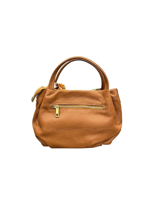 Leather Women's Tote Bag Silver