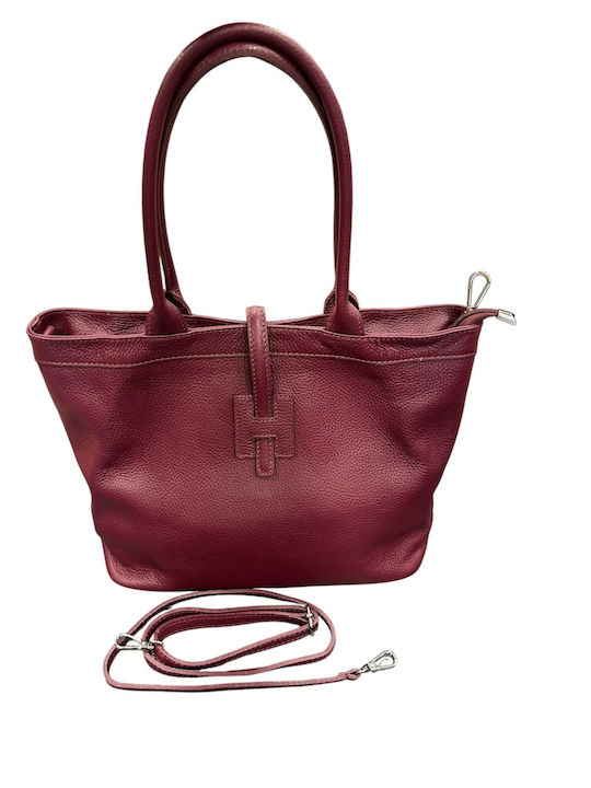 Leather Women's Tote Bag Khaki