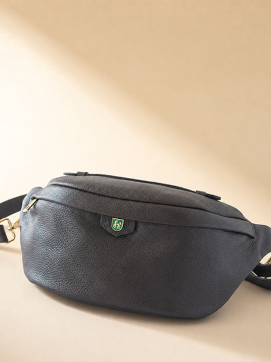 Damen-Crossbody-Tasche aus Leder in Apfelgrün