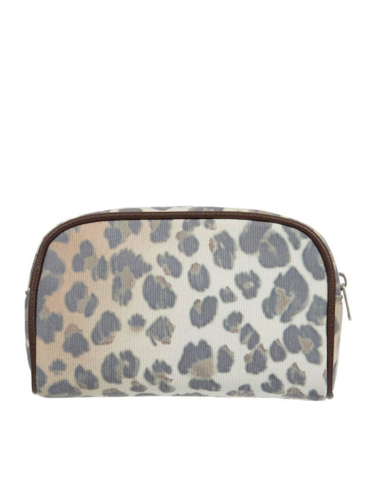 Damen-Kulturbeutel Golden Hour Cord Roxy Leopardenmuster