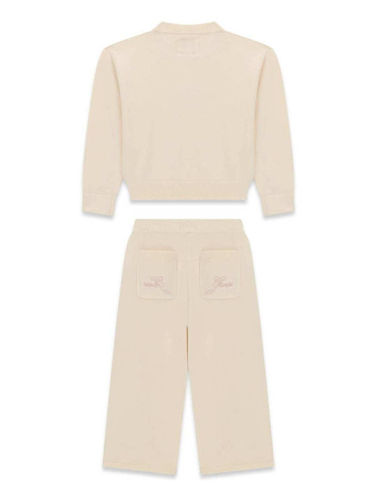 Guess Kinder Jogginganzug-Set in Creme