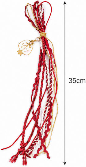 Philio Handmade Hanging Pomegranate Charm White Metal 2027 35cm