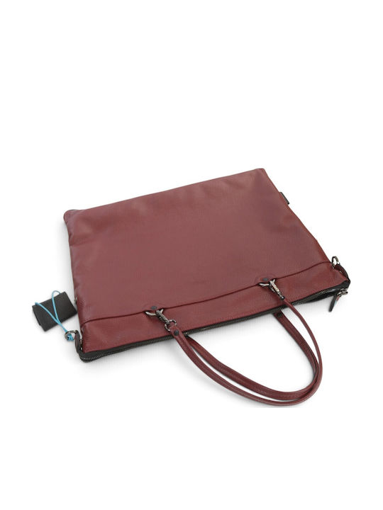 Leather Women's Tote Bag Suede Italy Cardinale