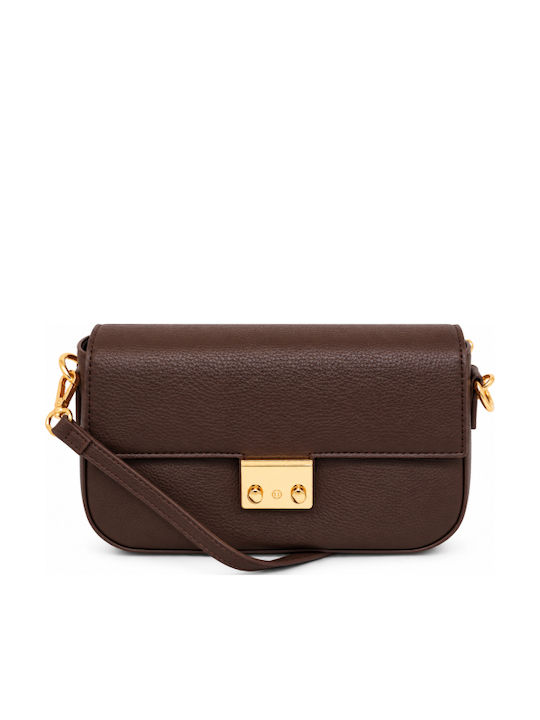 Damen Flap-Tasche Braun WE-EL1237-27HB-BRAUN