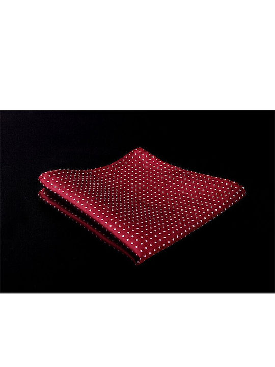 Men's Silk Red Pocket Square