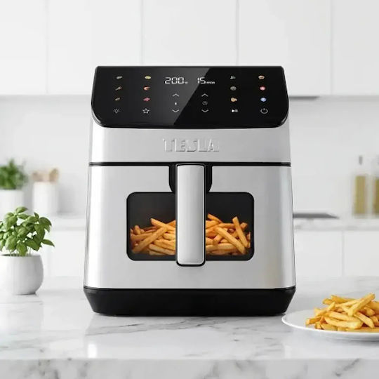 AirCook DualHeat QD65 XXL Air Fryer 6.5 L Silver