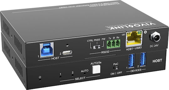 Vivolink VLUSB3EXT100H KVM & Data Switch with USB / USB 3.0