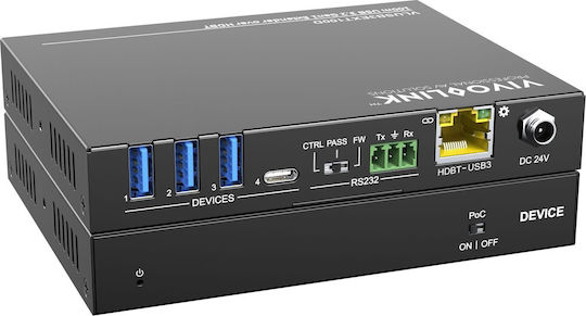 Vivolink VLUSB3EXT100D KVM & Data Switch with USB / USB 3.0