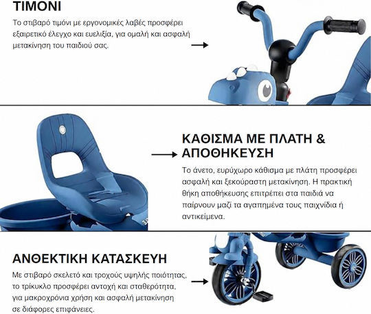 Dinozaur pentru 2–5 Ani Albastru 509BLUE