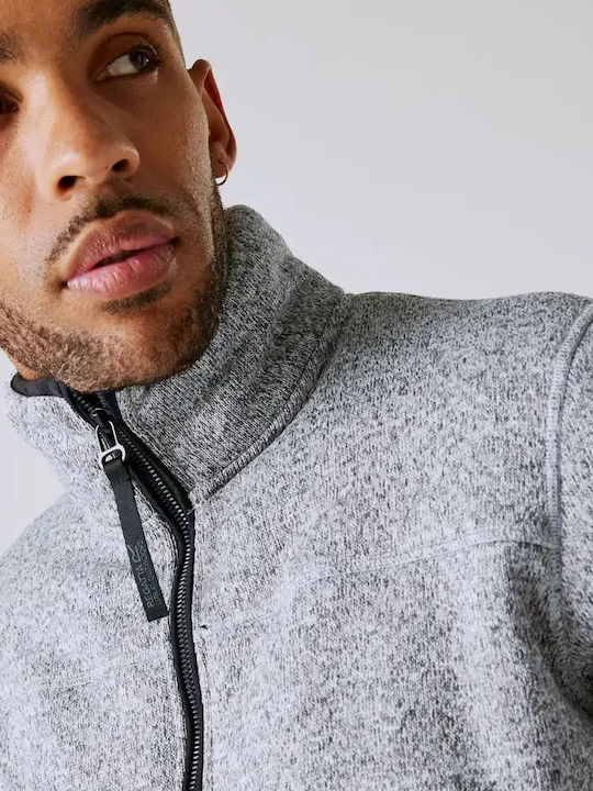 Ανδρική Ζακέτα Fleece Γκρι