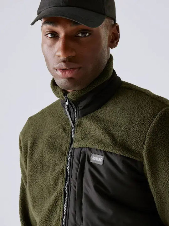 Frankie Borg Jachetă Bărbătească din Fleece Verde