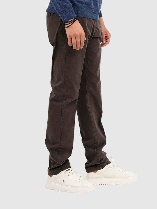 Ανδρικό Παντελόνι Chino Darkbrown