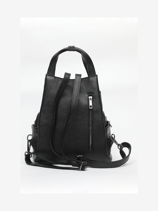 Grüne Damenhandtasche aus Leder
