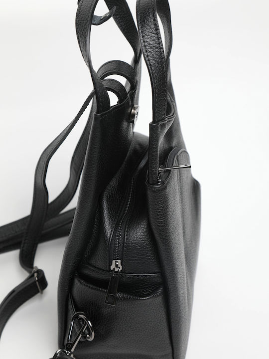 Grüne Damenhandtasche aus Leder