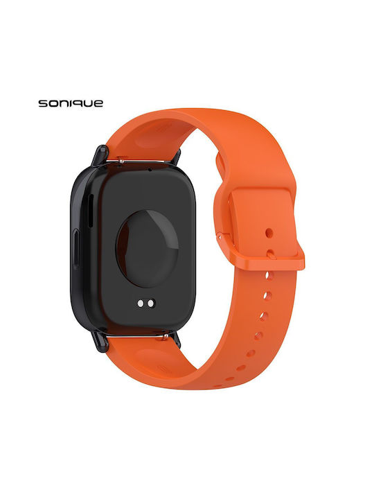Λουράκι Σιλικόνης Soft Band Sonique Xiaomi Redmi Watch 5 Active Redmi Watch 5 Lite Πορτοκαλί