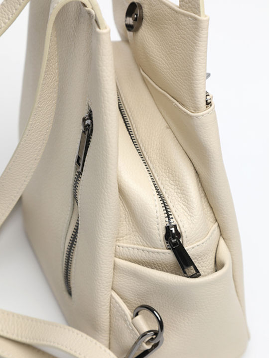 Hellblaue Damen-Ledertasche