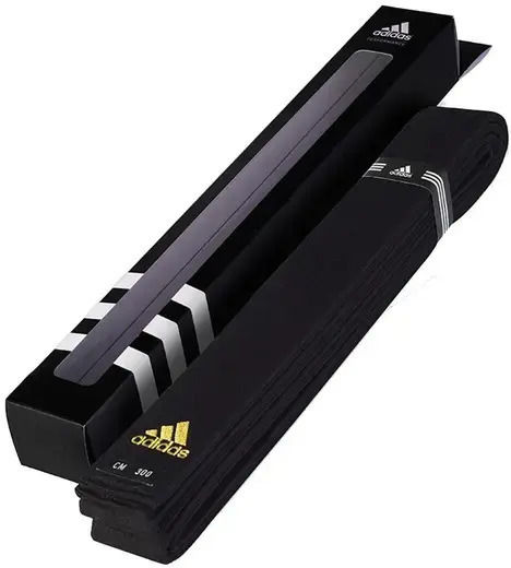 adidas Master Deluxe Martial Arts Belt Black