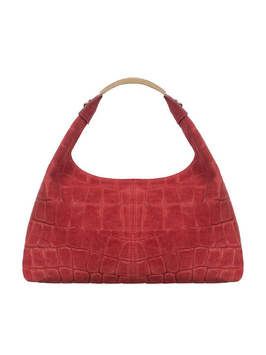 My Best Women's Hobo Bag Suede Red
