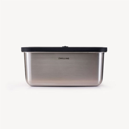 Zwilling J.A. Henckels Edelstahl-Lunchbox-Set Grau 6-teilig