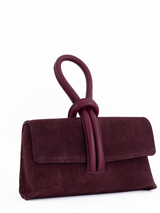 Olivgrüne Damen-Flap-Tasche aus Leder