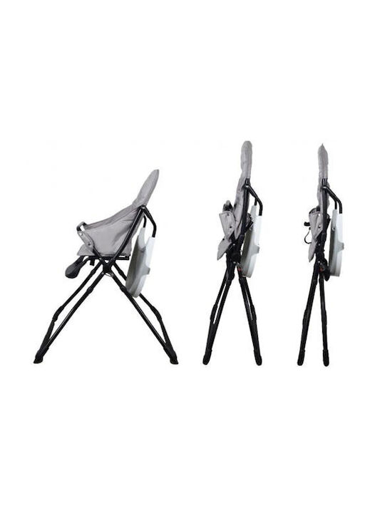 Klappbarer Baby Hochstuhl Grau