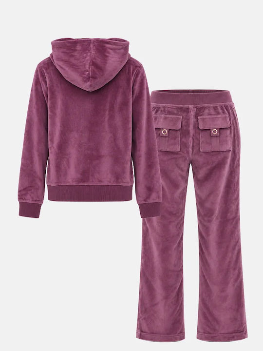 Παιδικό Σετ Φόρμας Με ζακέτα Dusty Pink
