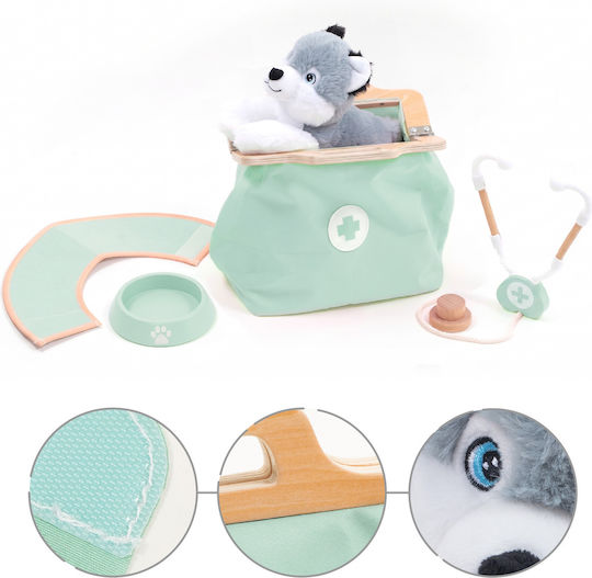 UMU Toys Medizinisches Holz-Set für Kinder, 17-teilig