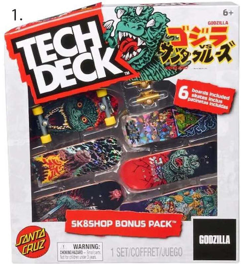 Spin Master Sk8 Shop Bonus Pack TechDeck за 6+ Години (Различни Видове) 1 Бр