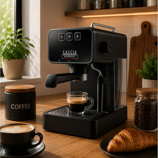 Evolution Espresso Machine 1900W 15bar Pressure Black EG2115/01