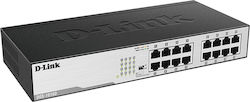 D-Link DES-1016D Unmanaged L2 Switch με 16 Θύρες Ethernet