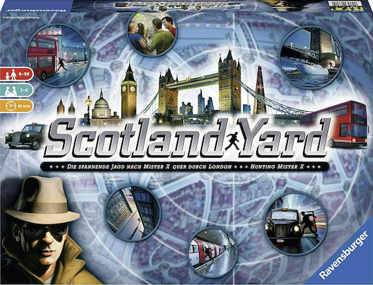 Brettspiel Scotland Yard New für 2-6 Spieler 8+ Jahre (EN) Ravensburger