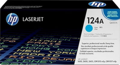 HP 124A Toner Kit tambur imprimantă laser Cyan 6000 Pagini printate (Q6001A)