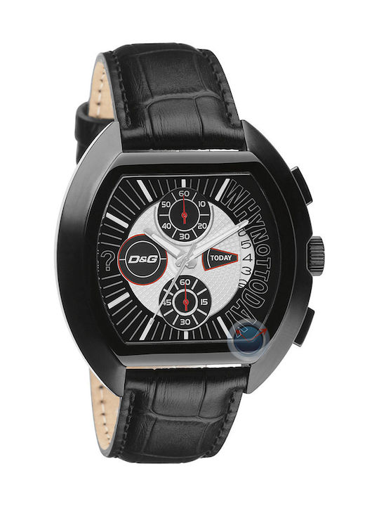 Dolce & Gabbana High Security Uhr Batterie mit Lederarmband Dolce & Gabbana High Security Uhr Batterie mit Lederarmband