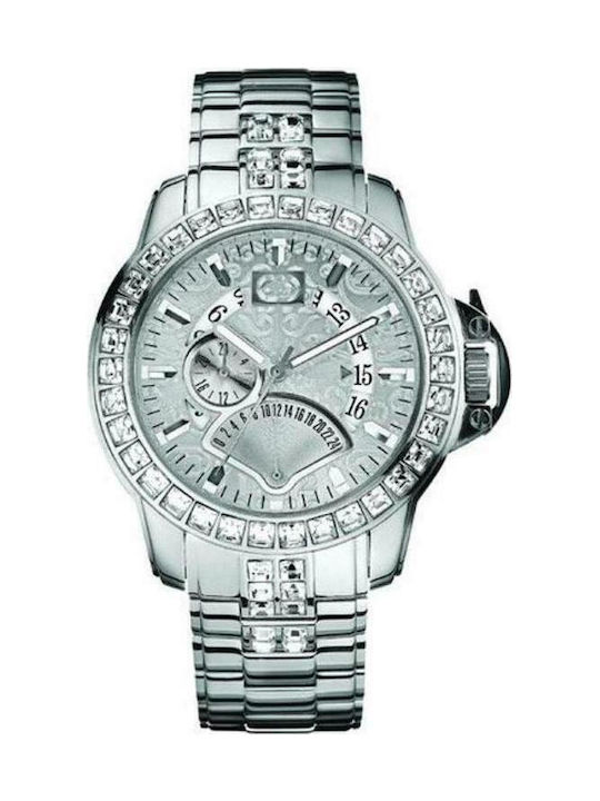 Marc Ecko E20032G1 Watch Chronograph with Silver Metal Bracelet