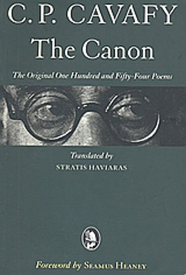 C. P. Cavafy: The Canon, Оригиналните сто петдесет и четири стихотворения