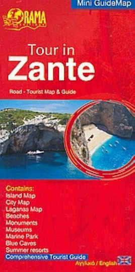 Tour in Zante, Road - Туристическа карта и пътеводител