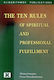 The Ten Rules of Spiritual and Professional Fulfillment