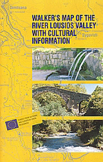 Walker's Map of the River Lousios Valley with Cultural Information Walker's Map of the River Lousios Valley with Cultural Information